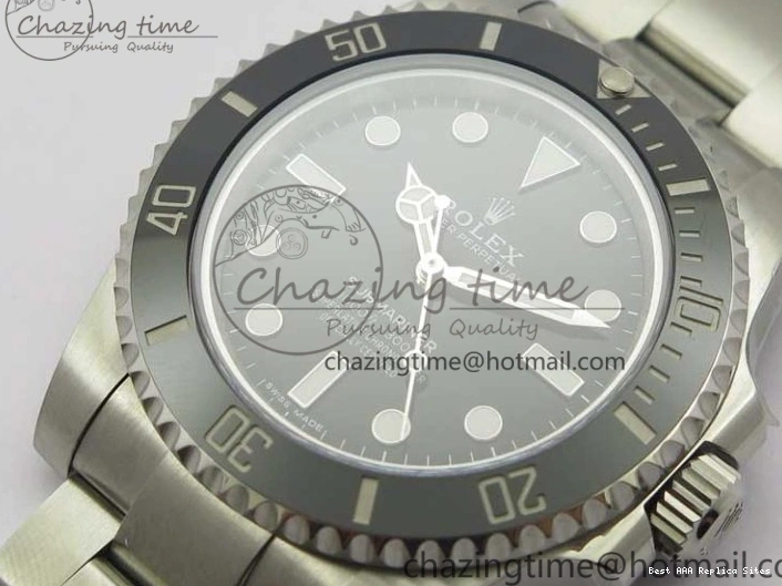 AAA Replica Watches 2989 No 904L 1:1 A Edition Black Bracelet Submariner on Best Date Ceramic Original SS ZZF 114060 1229